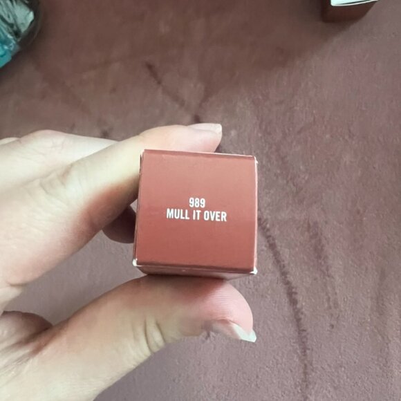 MAC Powder Kiss Liquid Lipcolor - 989 Mull It Over --peachy pink --nwt - Picture 5 of 5